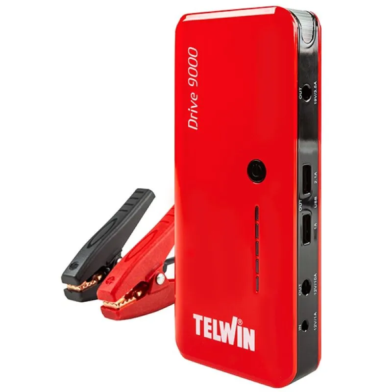 Telwin Hjälpstart Drive 9000 12 V 9000 mAh risnedsättning
